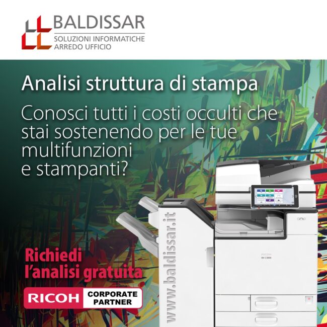 analisi di stampa Baldissar Pordenone stampanti ufficio