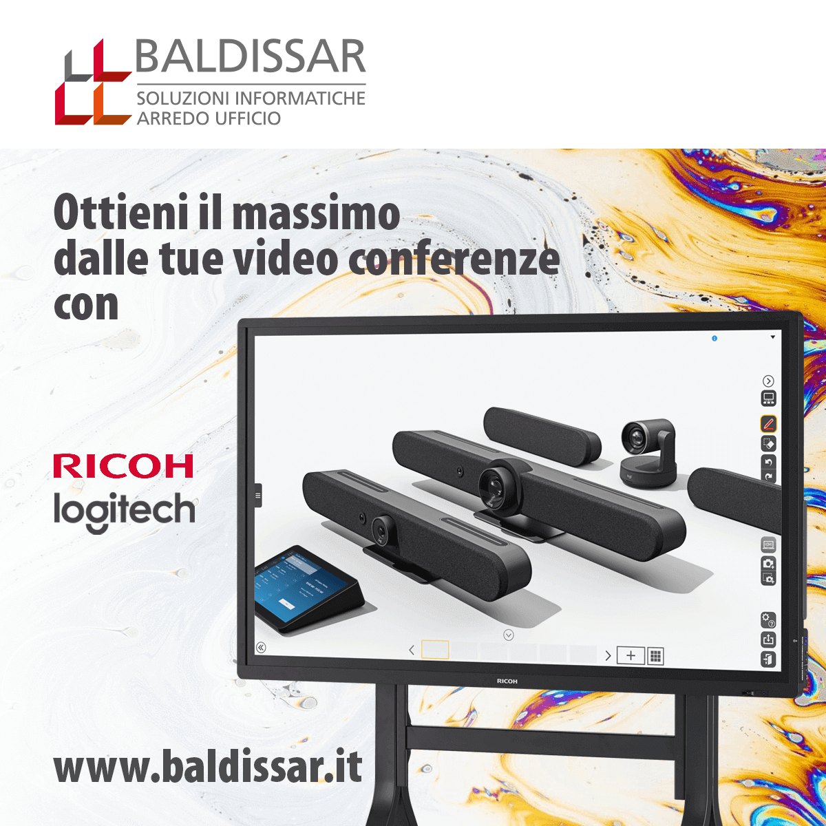 Video conferenza ricoh + Logitech(1)(1)(1)
